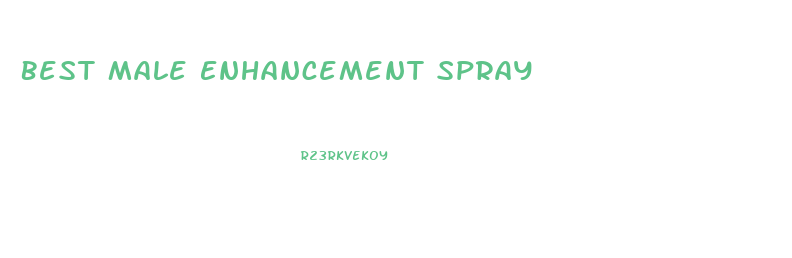 Best Male Enhancement Spray