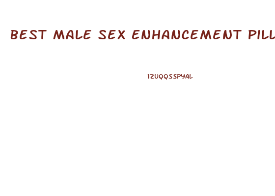 Best Male Sex Enhancement Pills 2018