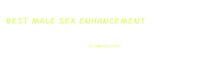 Best Male Sex Enhancement