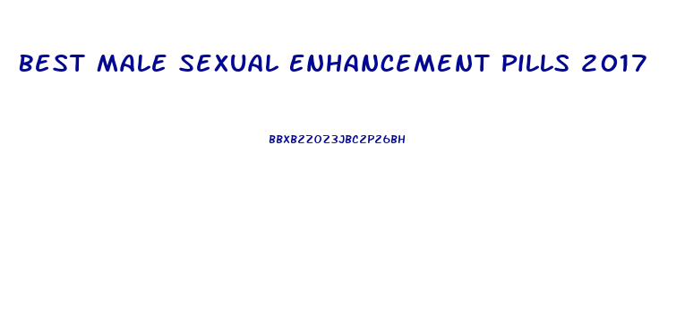 Best Male Sexual Enhancement Pills 2017