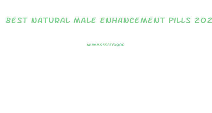Best Natural Male Enhancement Pills 2020