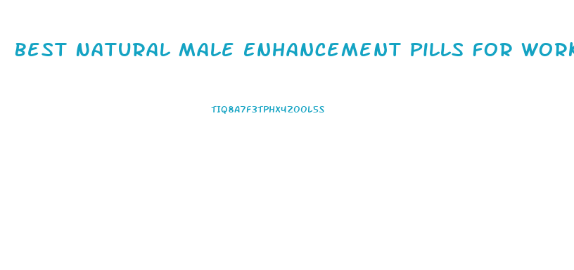 Best Natural Male Enhancement Pills For Work Out