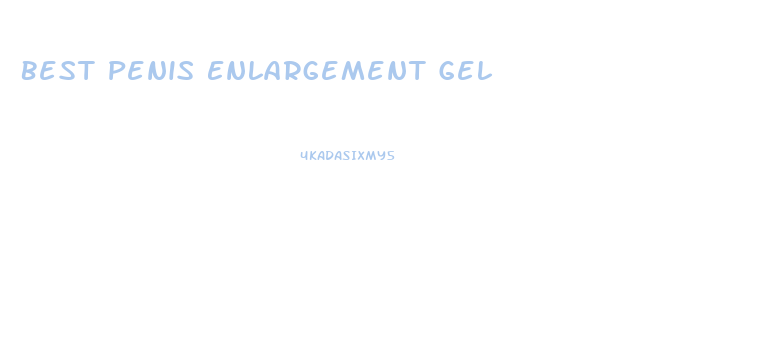 Best Penis Enlargement Gel