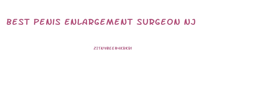 Best Penis Enlargement Surgeon Nj