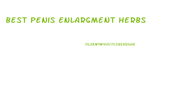 Best Penis Enlargment Herbs