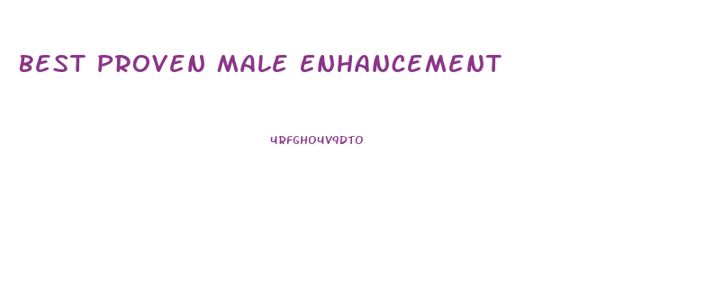 Best Proven Male Enhancement