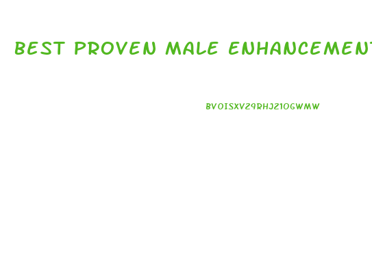 Best Proven Male Enhancement Products