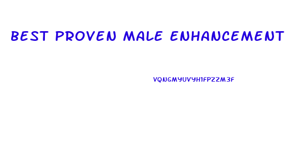 Best Proven Male Enhancement