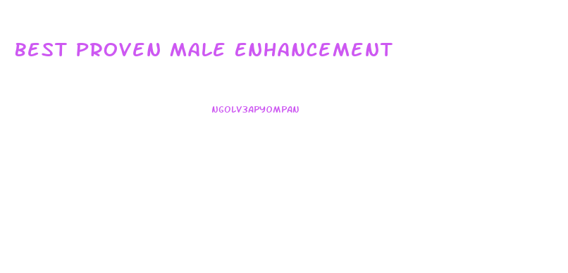 Best Proven Male Enhancement