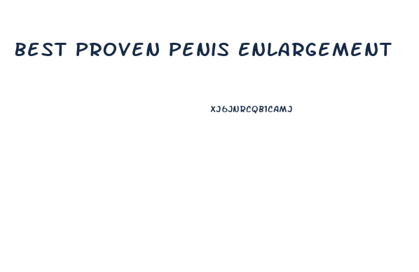 Best Proven Penis Enlargement