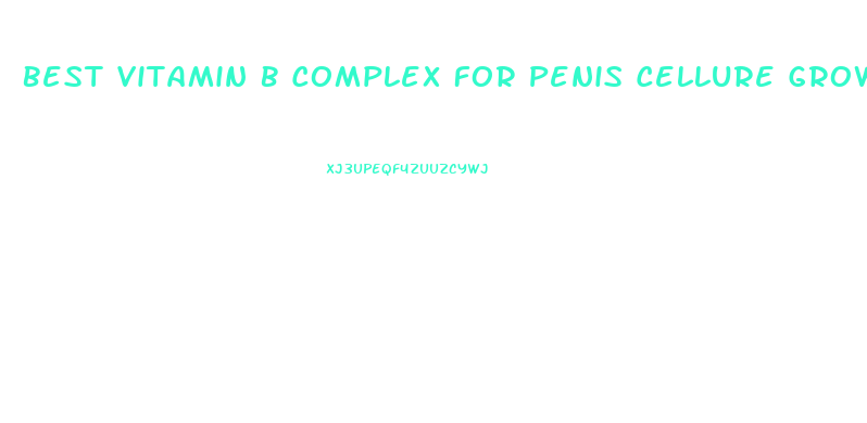 Best Vitamin B Complex For Penis Cellure Growth