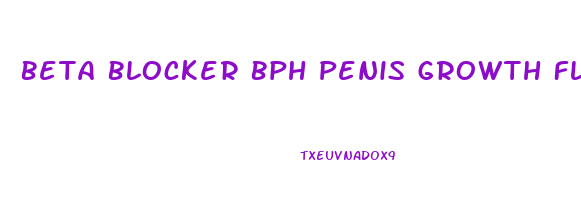 Beta Blocker Bph Penis Growth Flaccid