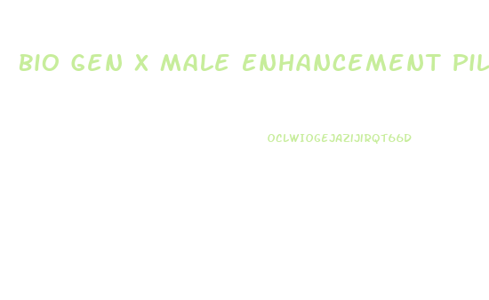 Bio Gen X Male Enhancement Pills