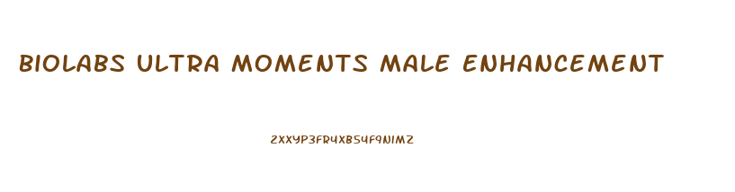 Biolabs Ultra Moments Male Enhancement