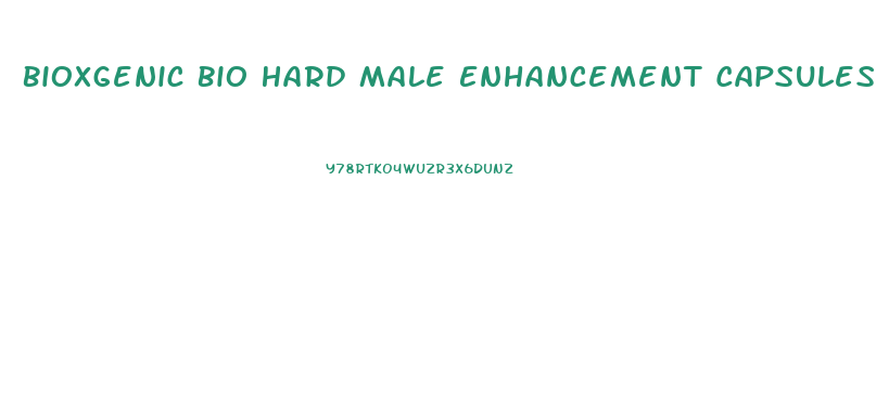 Bioxgenic Bio Hard Male Enhancement Capsules 30ct