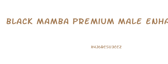Black Mamba Premium Male Enhancement