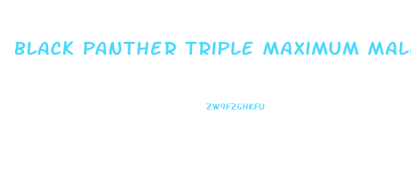 Black Panther Triple Maximum Male Enhancement