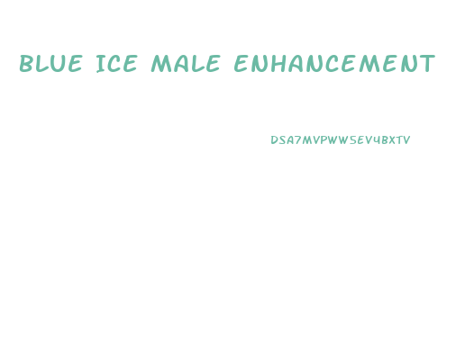 Blue Ice Male Enhancement