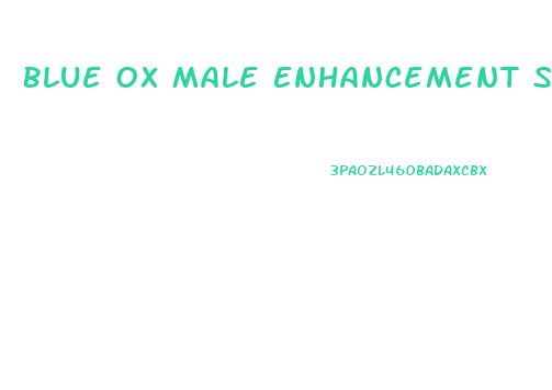 Blue Ox Male Enhancement Supplement
