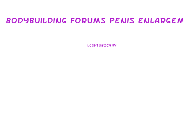 Bodybuilding Forums Penis Enlargement Sperm Enhancer