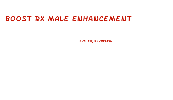 Boost Rx Male Enhancement