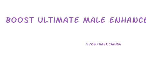 Boost Ultimate Male Enhancer