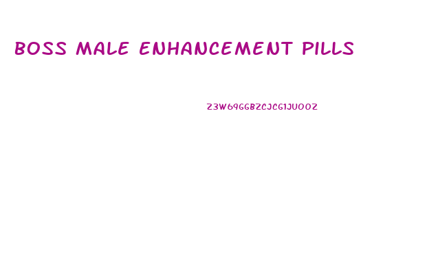 Boss Male Enhancement Pills