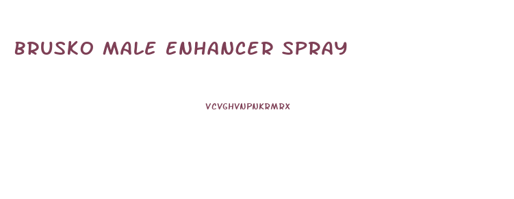 Brusko Male Enhancer Spray