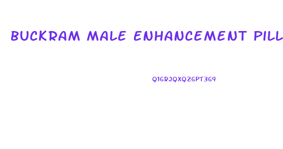 Buckram Male Enhancement Pills