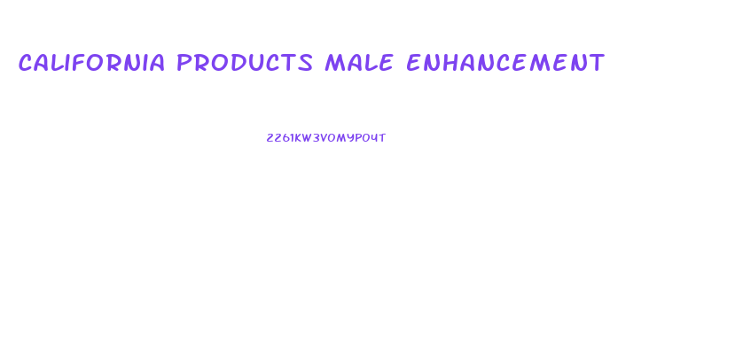 California Products Male Enhancement