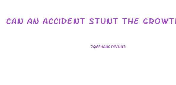 Can An Accident Stunt The Growth Of A Man S Penis