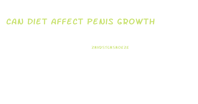 Can Diet Affect Penis Growth