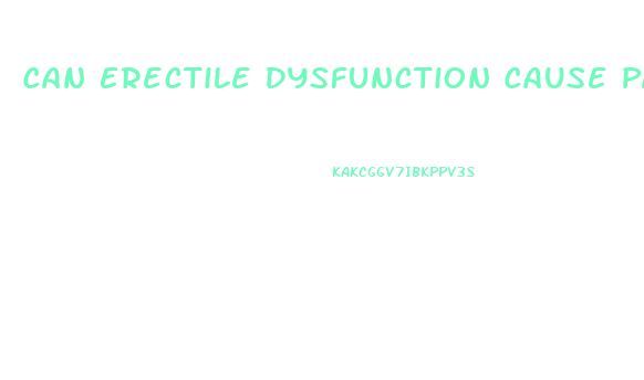 Can Erectile Dysfunction Cause Pain