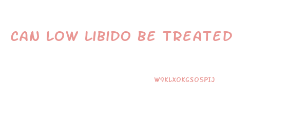 Can Low Libido Be Treated