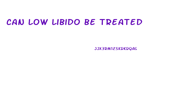 Can Low Libido Be Treated