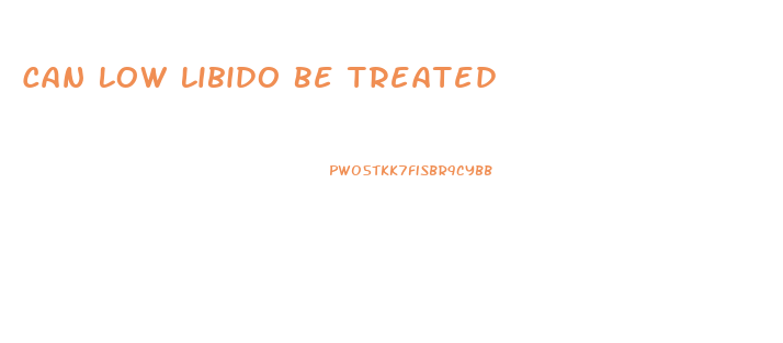 Can Low Libido Be Treated