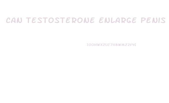 Can Testosterone Enlarge Penis