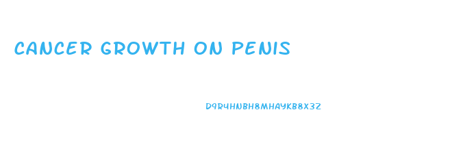 Cancer Growth On Penis