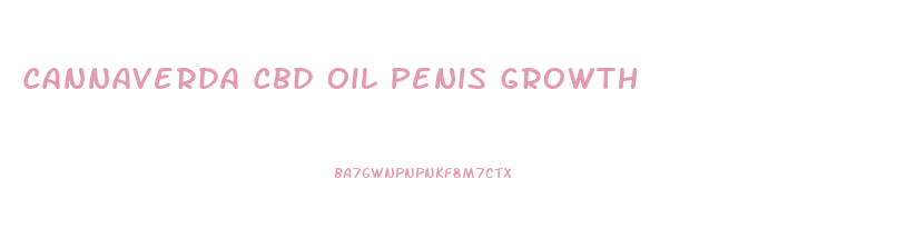 Cannaverda Cbd Oil Penis Growth