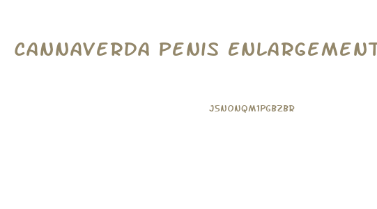 Cannaverda Penis Enlargement