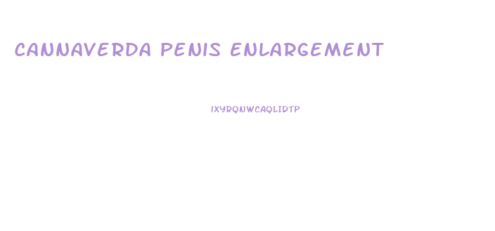 Cannaverda Penis Enlargement