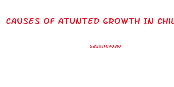 Causes Of Atunted Growth In Childs Penis