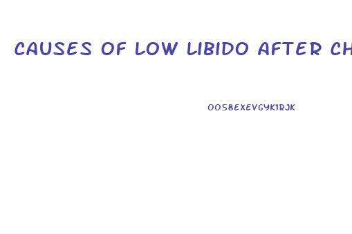 Causes Of Low Libido After Childbirth