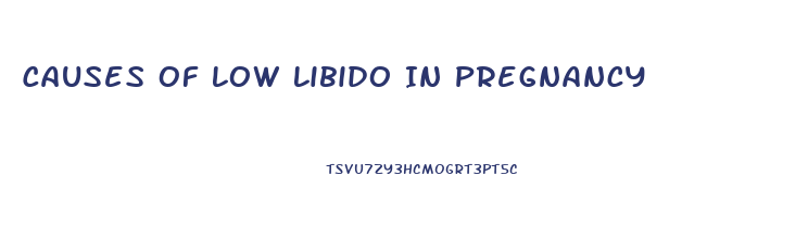 Causes Of Low Libido In Pregnancy