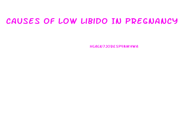 Causes Of Low Libido In Pregnancy