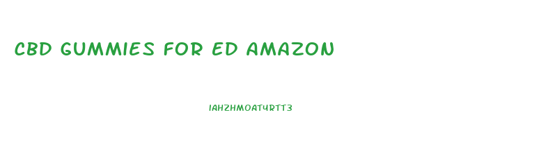 Cbd Gummies For Ed Amazon