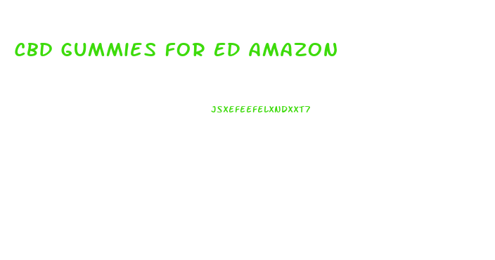 Cbd Gummies For Ed Amazon