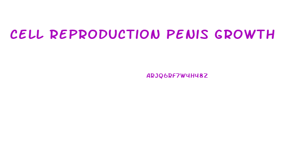 Cell Reproduction Penis Growth