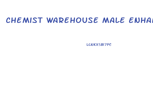 Chemist Warehouse Male Enhancement Pills