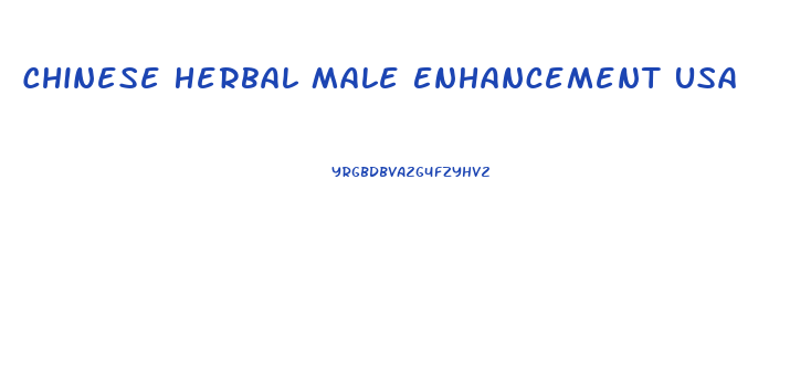 Chinese Herbal Male Enhancement Usa